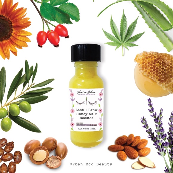 Organic Eye Lash & Brow Growth Booster Serum / Zero Waste Bottle - Picture 5 of 12